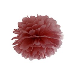Pom poms marsala 35 cm
